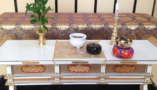 火葬式 13.9万円プランの祭壇