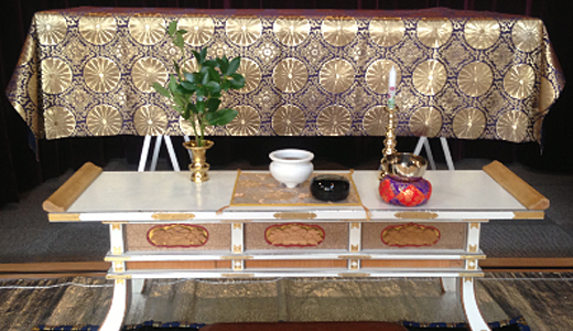 火葬式　19.5万円プランの祭壇
